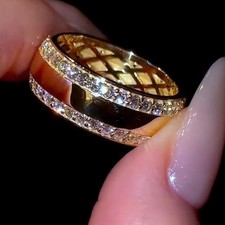 8mm Mens Wedding Band Ring Round EF VS1 Lab G...