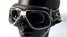 Nannini Vintage Bike Goggles Italy Brown Pdde...