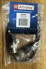ALTRONIX BNC24J 24" MALE TO MALE COAX JUMPER LOT OF 3 **NEW IN BAG**
