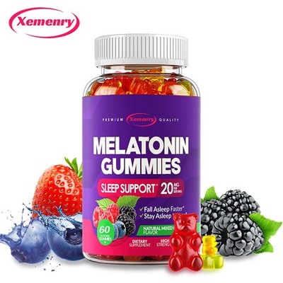 Melatonin Gummies 20mg - Improve Sleep Quality, Relieve Stress and Anxiety