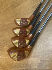 EXCELLENT 1982 MacGregor 693T Oil Hardened Persimmon Wood Set 1, 3, 4, 5 Stiff