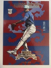 2025 Panini Crusade Kumar Rocker Rookie Red #53 /299 RC Texas Rangers Baseball
