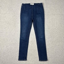 Free People We The Free Jeans Womens 27 Dark Wash Pleated Pull On Stretch Denim