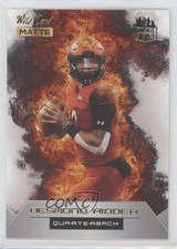 2022 Wild Card MATTE Rookie Heat White - Orange Flames Desmond Ridder #RH-9 m5e