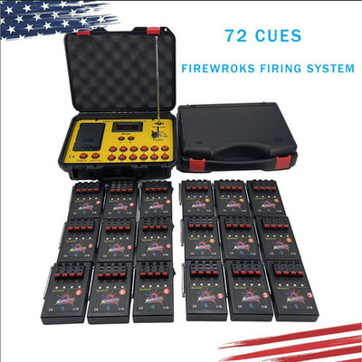500M 72 Cues Fireworks Firing System + 1204 Cues wireless control For Party wedi