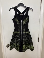 Robert Rodriguez Grid Print Jacquard Mini Dress Women’s Size 4