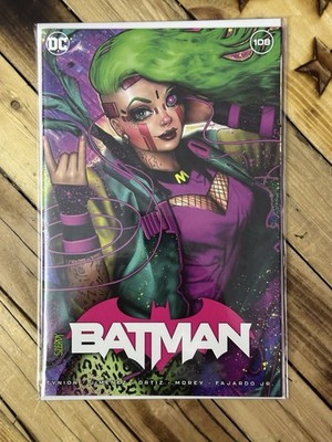BATMAN #108 (2016) ARTGERM CARDSTOCK VARIANT ~ 1ST MIRACLE MOLLY ~