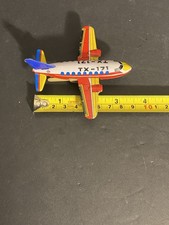 Vintage Japan Tin Friction TX-171 Airplane Saito S2 Diamond Logo Toy Mini Rare