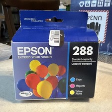 Epson 288 Ink Cartrides CMY - T288520 - EXP: 12-2026 - Durabrite Ultra