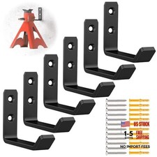 6 Pack Jack Stands Wall Mount Organizer, Car Jack Stand Wall Hooks for