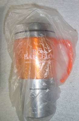 RON BARCELO INSULATOR MUG 14 oz KEEP DRINK COLD OR HOT FACTORY SEALED NEVER USED