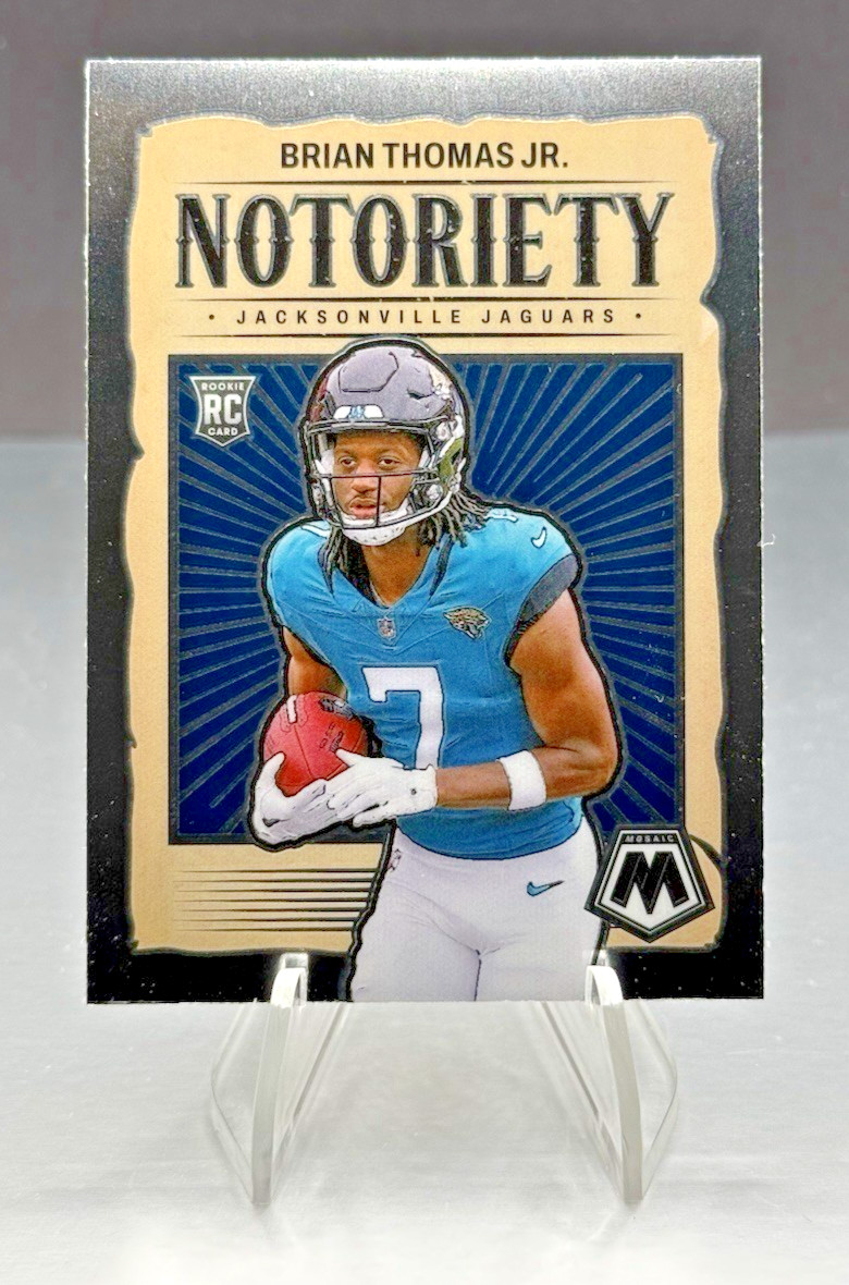 2024 Panini Mosaic - Notoriety Brian Thomas Jr. #25 (RC) Rookie BTJ
