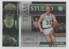 2009-10 Panini Studio Team Proofs 164/199 Larry Bird Kevin McHale #13 HOF 5i2