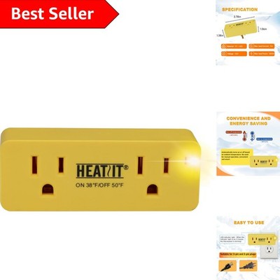 ET-24 Freeze Thermostatically Controlled Outlet - 15A for Safe Heating Solutions