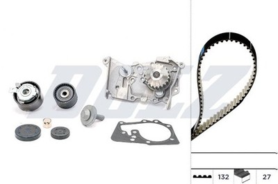 Dolz Wasserpumpe + Zahnriemensatz KD046 für DACIA  passend für NISSAN RENAULT