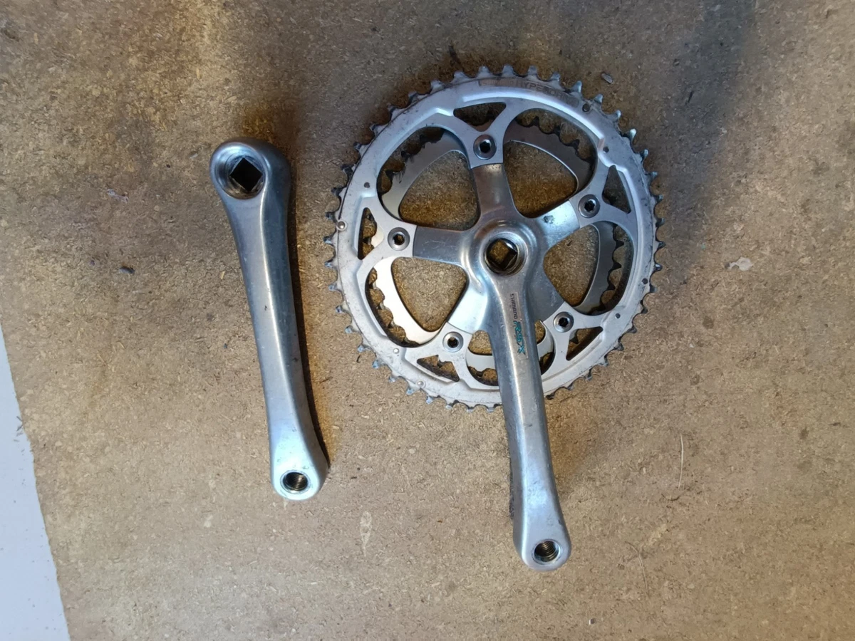 Pédalier Shimano RSX FC A417 – 170mm Triple Plateau, Carré, Pour Vélo Route/course (occasion)