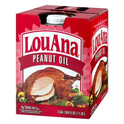 Pure Peanut Oil Natural Cooking Oil 3 Gallon Bulk Size for Frying