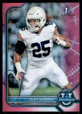 2022 Bowman University Chrome Pink Refractors Colby Wooden #88