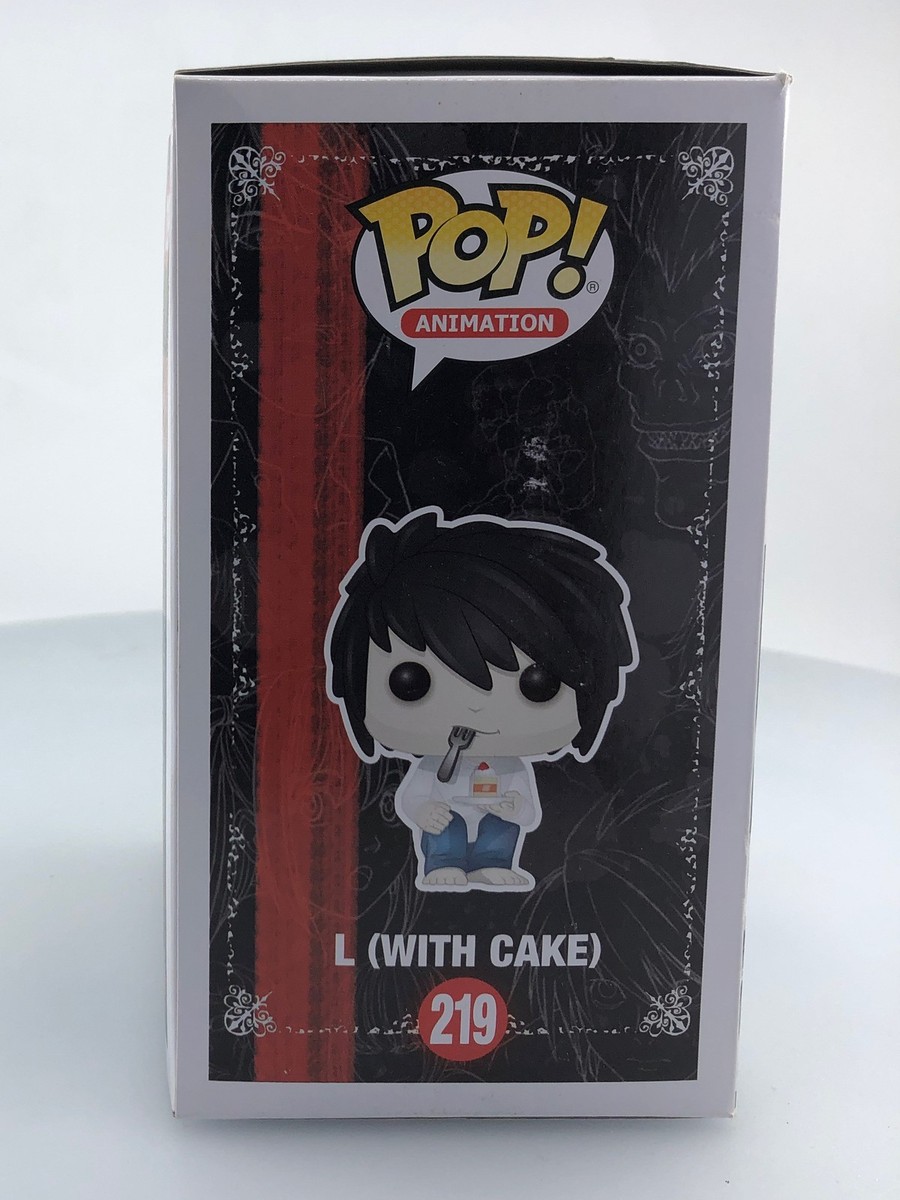 Funko POP! Animation Death Note L with Cake #219 Hot Topic