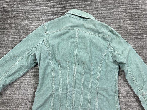 Anthropologie Tulle Jacket Womens Large Green Corduroy Longsleeve Casual - Picture 9 of 14