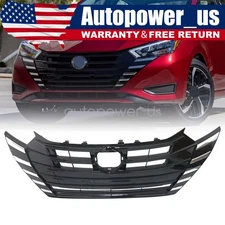 Front Bumper Grille Assembly Black For Nissan Versa 2023 2024 2025 62070-6EM2A