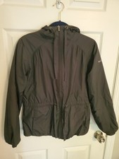 Columbia Women s Lightweight Windbreaker Jacket Black Size Small S Activewear