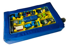 Toy Car Carry Case and Cars Bundle Matchbox Lesney Vintage ra