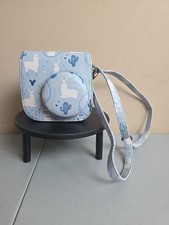 FujiFilm Instax Mini 9 Camera With Case, Ice Blue, Tested and Works