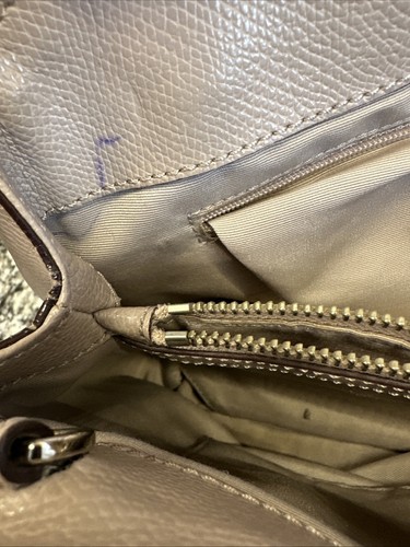 Coach Minetta Satchel  No. F34663 – Gray Leather Convertible Crossbody, 2015 - Picture 6 of 9