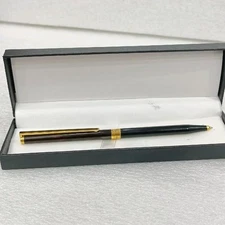 ST Dupont Classique Ballpoint Pen Black & Brown Laque de Chine Original VP299