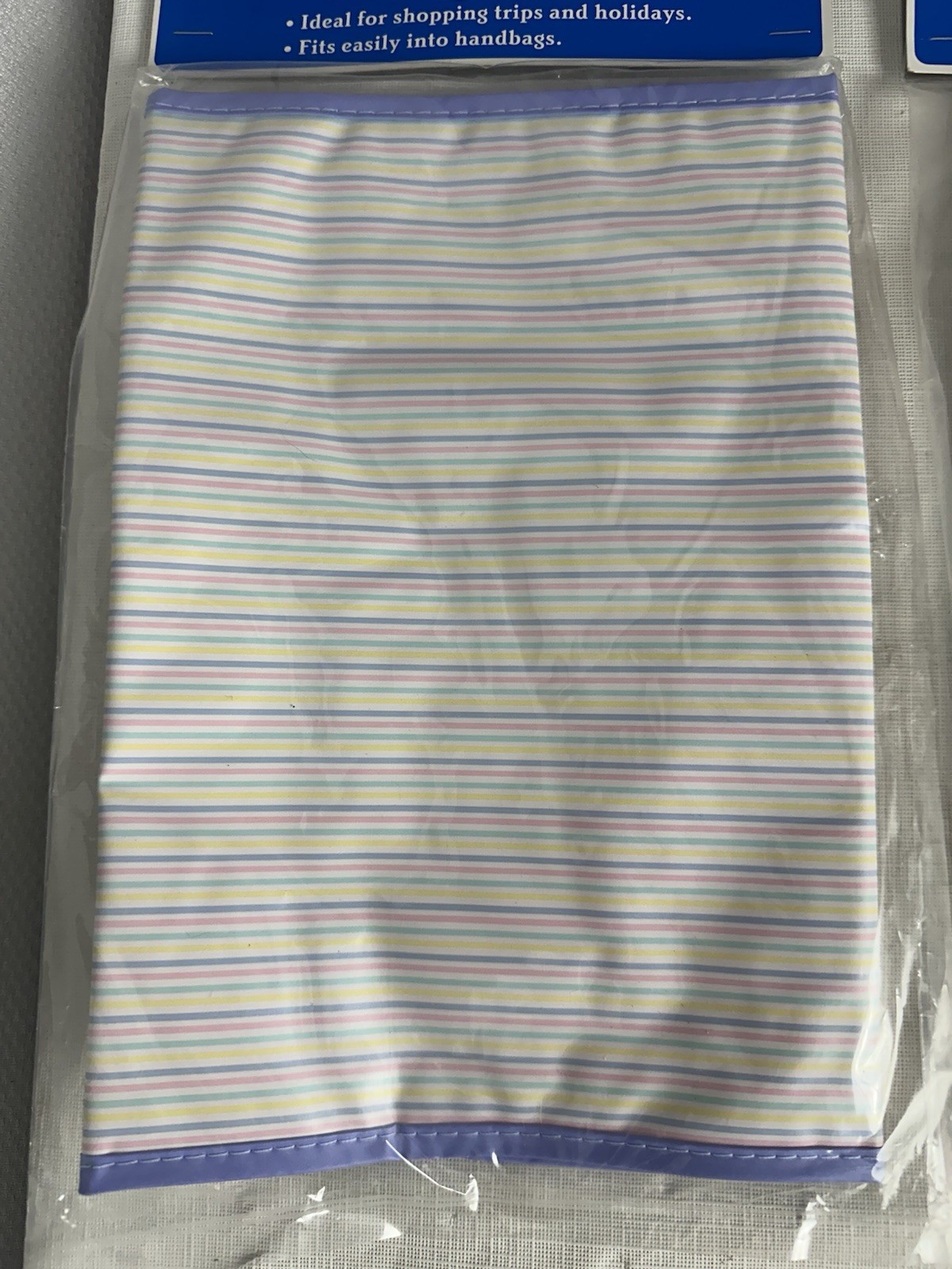 Vintage 2 PVC Baby King Changing Pad Stripes Teddy Bears Striped