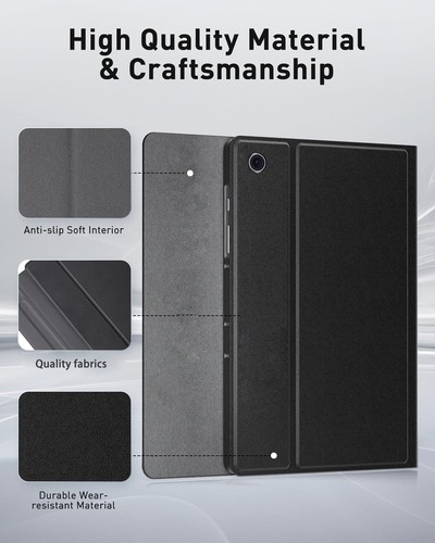Custodia Tastiera per Samsung Galaxy Tab A9 plus / A9+ 11 Pollici 2023 - Mouse e Detac - Foto 2 di 7
