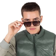 Carrera Brown Rectangular Men's Sunglasses CARRERA 296/S 02M2/HA 60