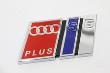 Audi S6 Plus 4A C4 Avant Plus Boot Badge Logo Genuine New 4A9853735C2ZZ