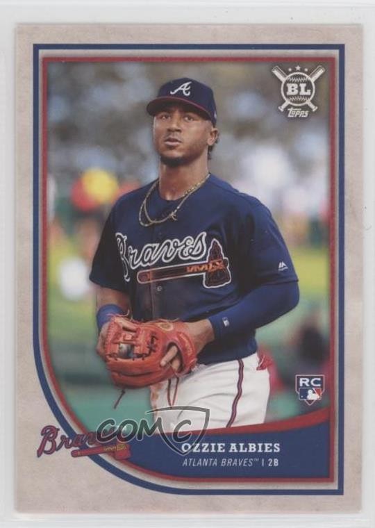 2018 Topps Big League Ozzie Albies #48 Rookie RC 13wb