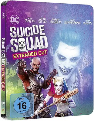 Suicide Squad [Extended Cut, Limited Steelbook Edition, 2 Discs]