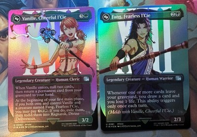 Fang, Fearless l'Cie and Vanille, Cheerful L'Cie (Borderless Foil ...