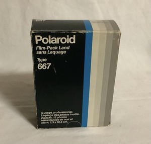 POLAROID 667 - 1 BOITES 2 PACKS. 16 FILMS