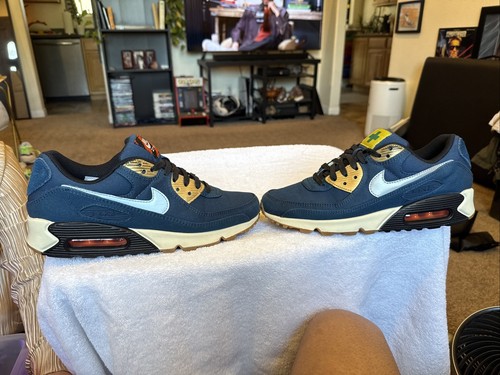 Größe 9 Nike Air Max 90 City Pack Tokyo Cw1409-400 Herren Sneaker makellose Form "