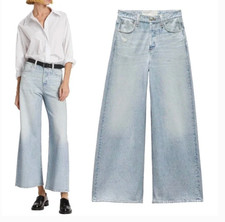 rag  bone Miramar Sofie Ankle Wide Leg Terry Sweatpant Meadowlblue Jeans 29 NWT