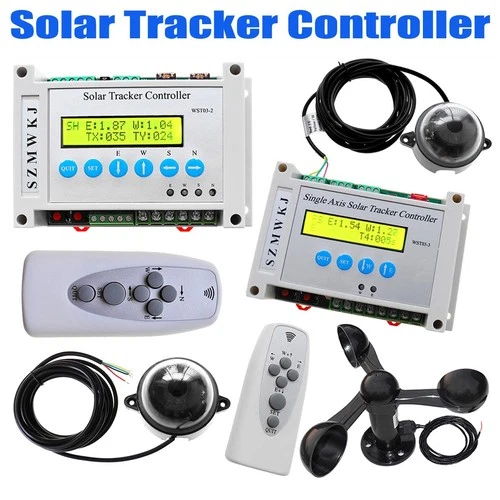 Solar Panel Sunlight Auto Tracking Single/Dual Axis LCD Solar Tracker Controller