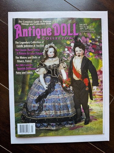 ANTIQUE DOLL COLLECTOR MAGAZINE BACK ISSUE JULY 2013