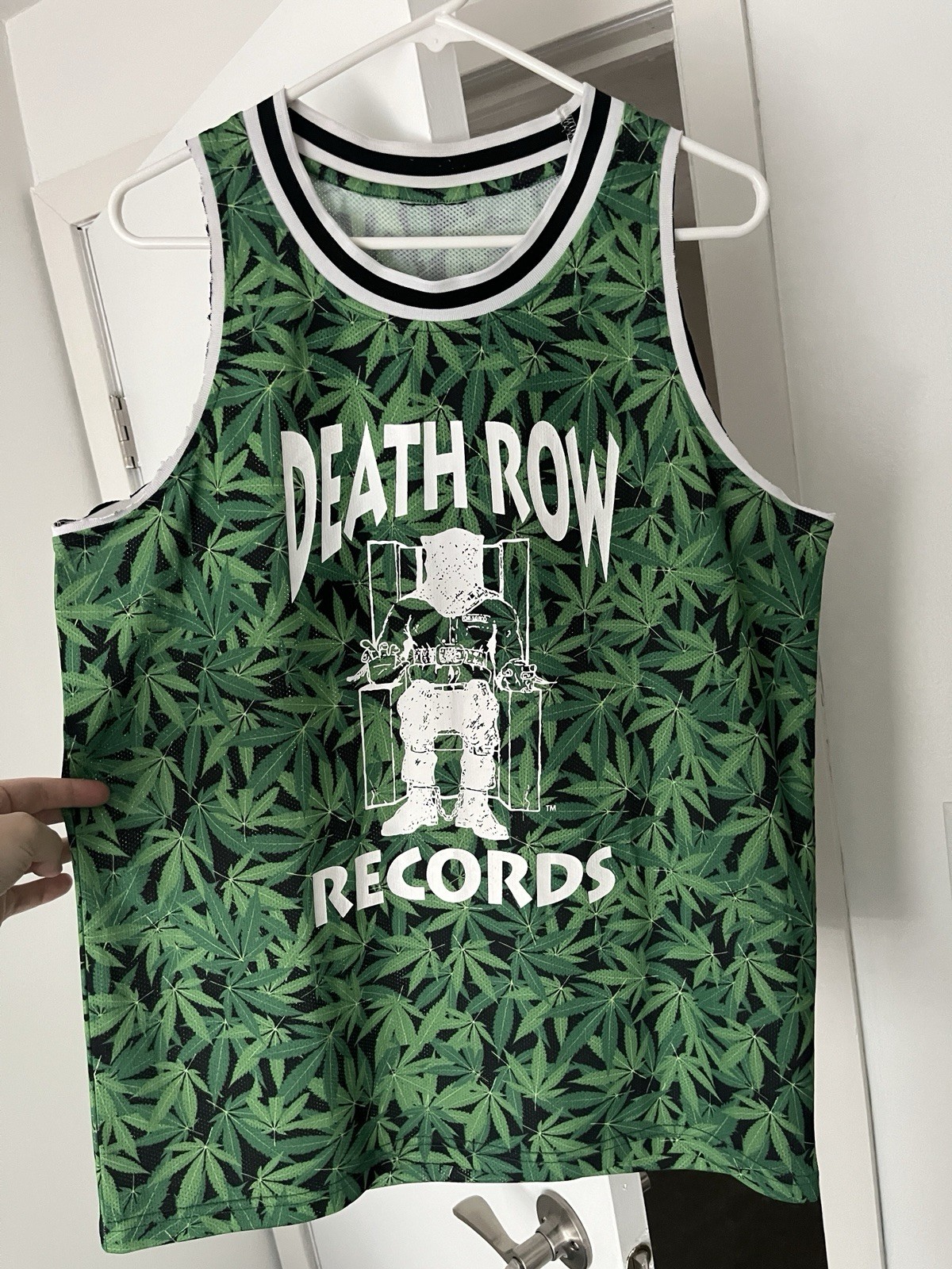 FILA Maglia basket uomo Death Row Records x Urban Outfitters taglia media ottima
