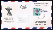 Australia ? 1970 Airmal Cover to USA ? O.F.O. Launch/Stadan Station, A.C.T.