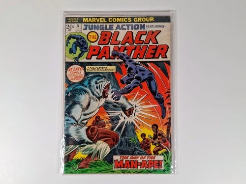 Vintage Marvel Jungle Action #5 1973 1st Black Panther