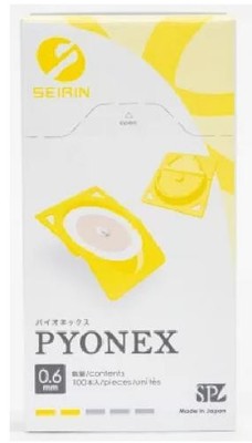 SEIRIN Pyonex Acupuncture patch 0.6mm Yellow 100 pcs Made in Japan