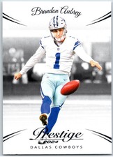 #81 Brandon Aubrey, Dallas Cowboys 2024 Panini Prestige NFL Base