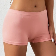 4 Pack Lot Sexy Ladies Womens Boyshorts Panties Underwear Boxer Shorts Lingeries