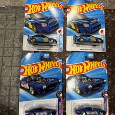 2026 Hot Wheels Blue Subaru Impreza WRX HW J-Imports / 4 Car Lot