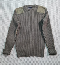 Barbour Jumper Womens Olive Green Size 42 Cre...